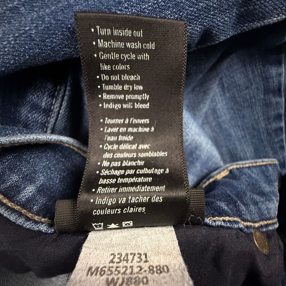 Paige Federal Slim Straight Jeans Mens Size 30 Tudor Blue Wash M655212-880 Denim - Picture 13 of 15